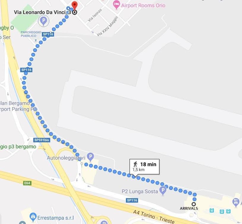 Flybgy Hotell Orio al Serio Exteriör bild